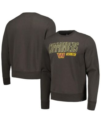 '47 Brand - Men's Charcoal Washington Commanders Locked In Headline Pullover Sweatshirt