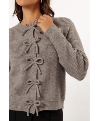 Women's Wilde Bow Front Cardigan Sweaters