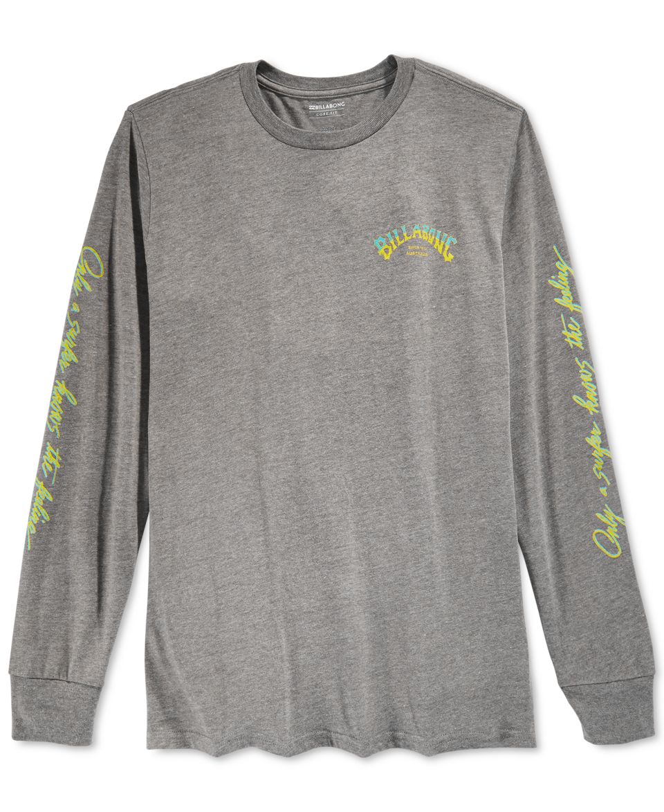 Billabong Known Graphic Print Logo Long Sleeve T Shirt   T Shirts