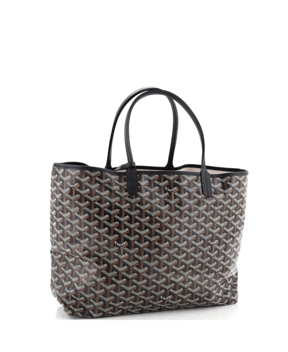 Pre-Owned Goyard Pm Saint Louis Tote Coated Canvas
