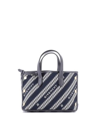 Mini Bond Shopper Tote Logo Jacquard Canvas