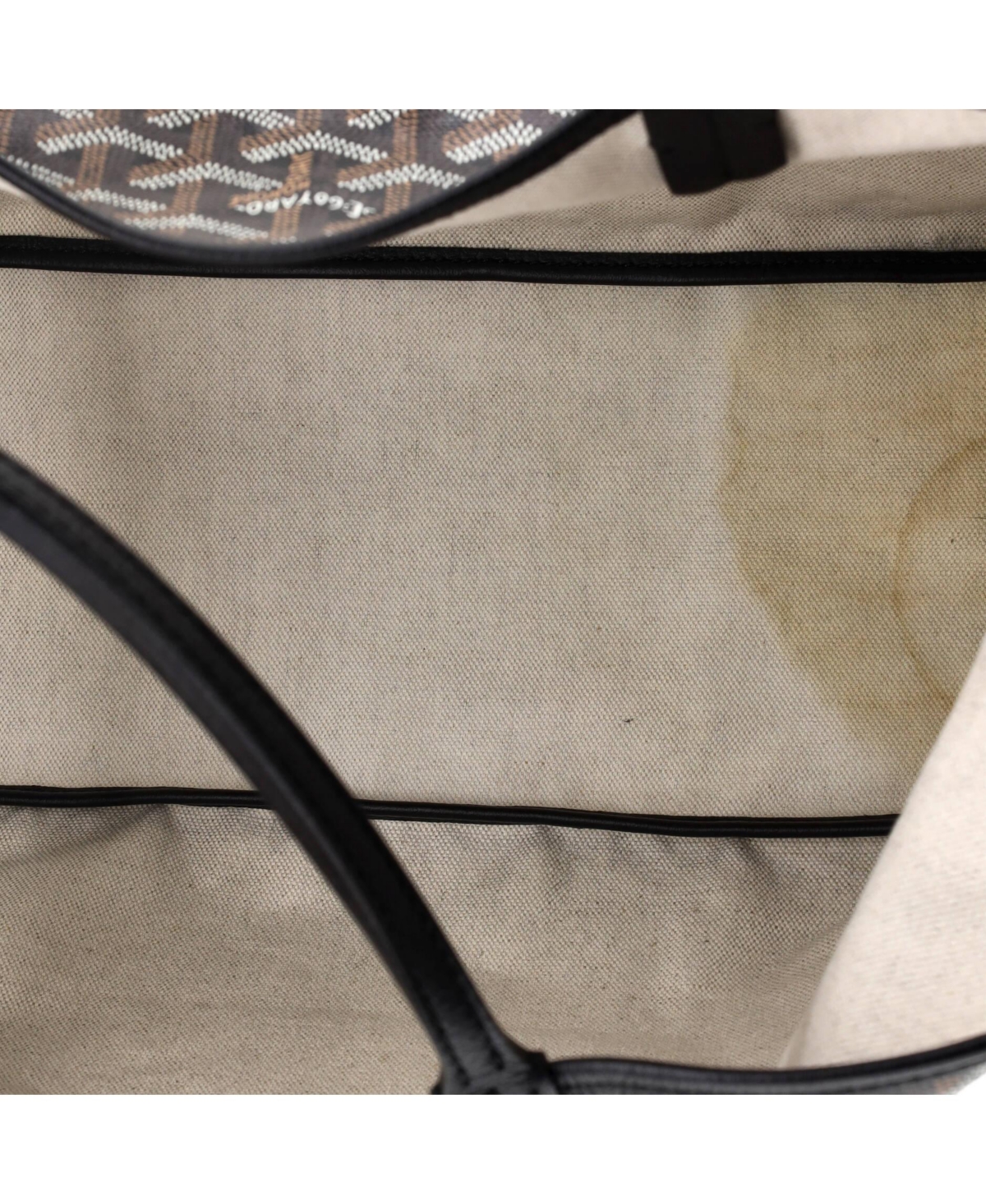 Pre-Owned Goyard Pm Saint Louis Tote Coated Canvas