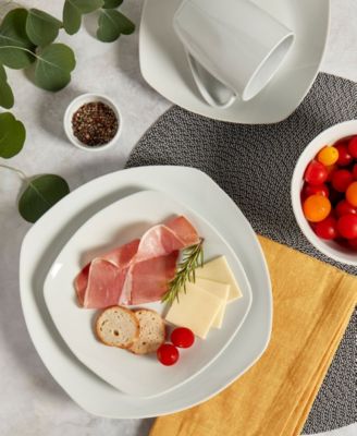 Logan Ash White 16 Pc. Dinnerware Set, Service for 4