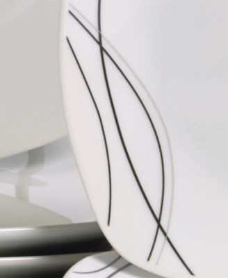 Alec Ash White 16 Pc. Dinnerware Set, Service for 4 