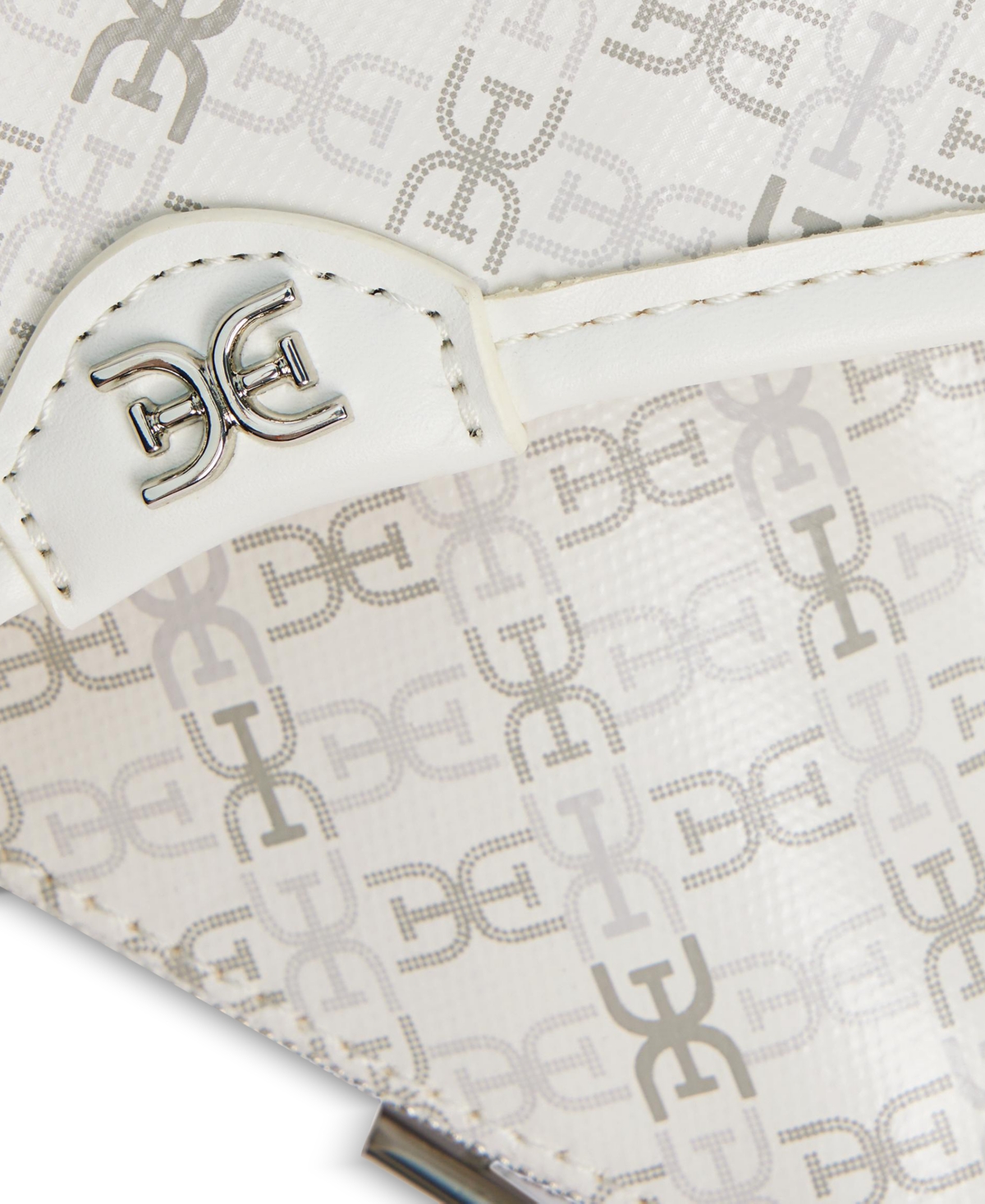 SAM EDELMAN HARPER LARGE MONOGRAM BLACK SHOPPER 
