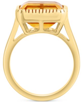 EFFY&reg; Citrine Ring (5-5/8 ct. t.w.) in 14k Gold over Silver 