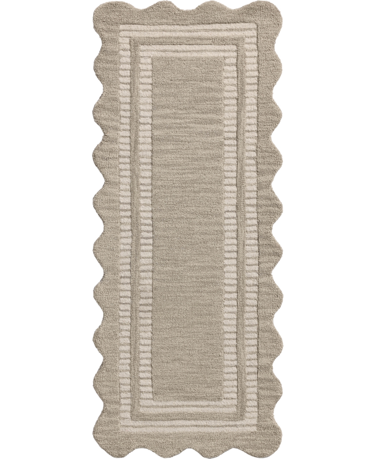 Chris Loves Julia Scottie Sco-01 2'6''x9'9'' Runner Area Rug In Brown