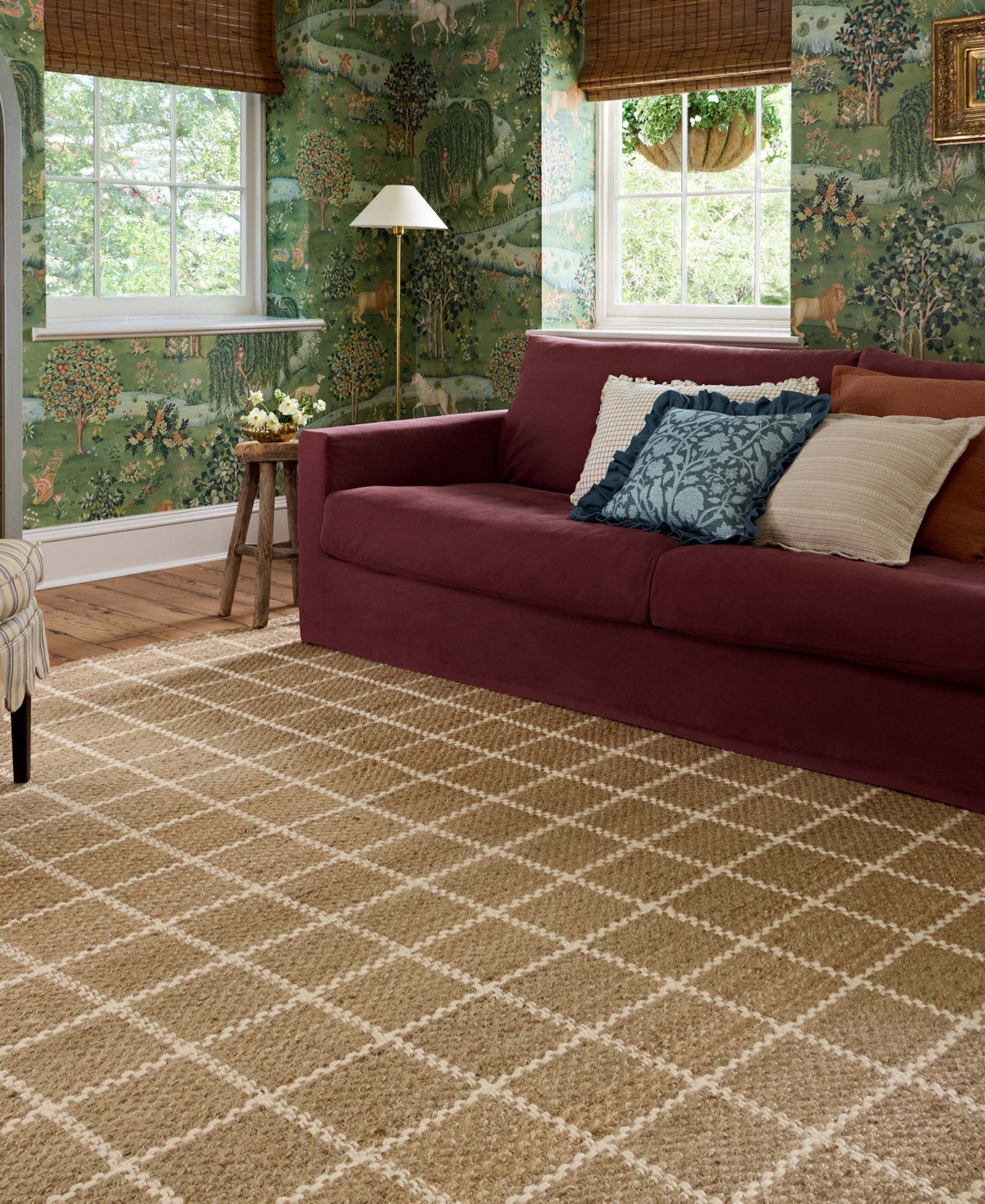 Chris Loves Julia Fletcher Fle-01 3'6''x5'6'' Area Rug In Tan,ivory