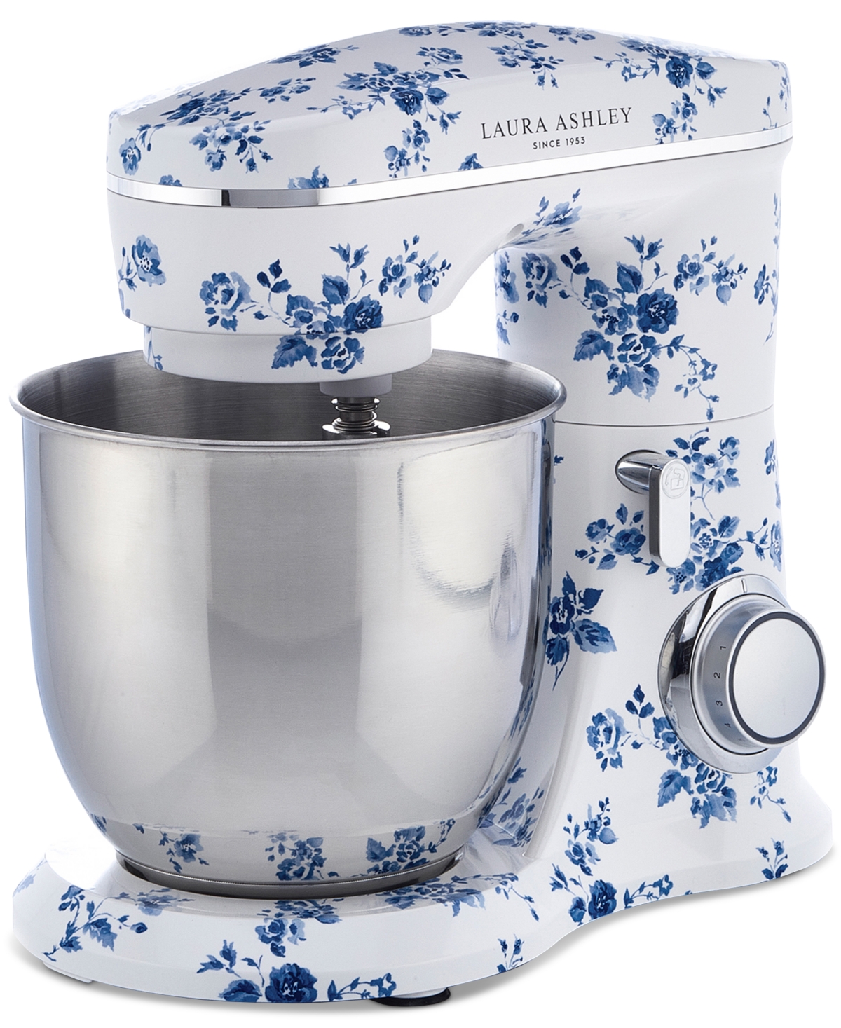 Laura Ashley 4.5l Plastic Tilt-head 10-speed Stand Mixer In China Rose