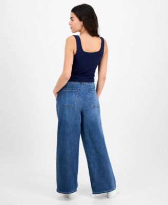 Petite "Ab"solution Skyrise Wide-Leg Pants
