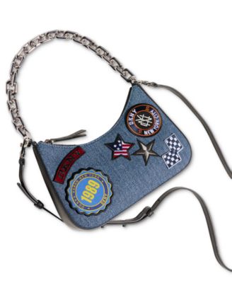 DKNY 1989 Capsule Demi Small Denim Crossbody - Macy's