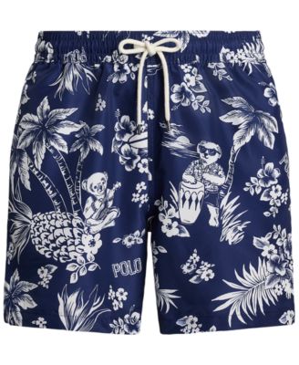 Men's 5.75-Inch Traveler Polo Bear Swim Trunks