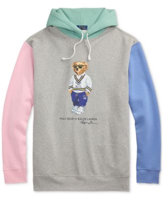 Men's Big & Tall Polo Bear Fleece Hoodie