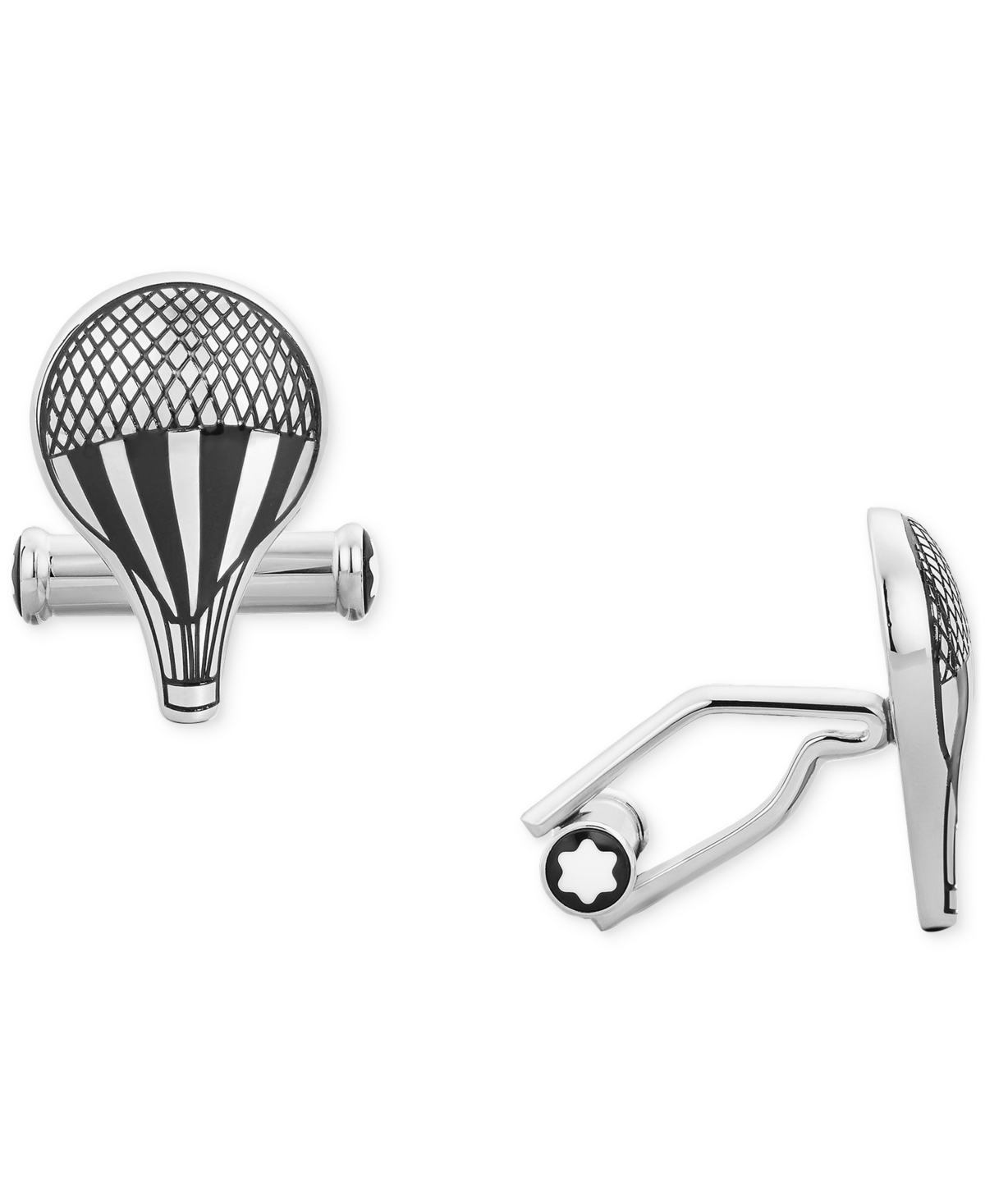 Meisterstuck Around the World in 80 Days Cuff Links - Silver
