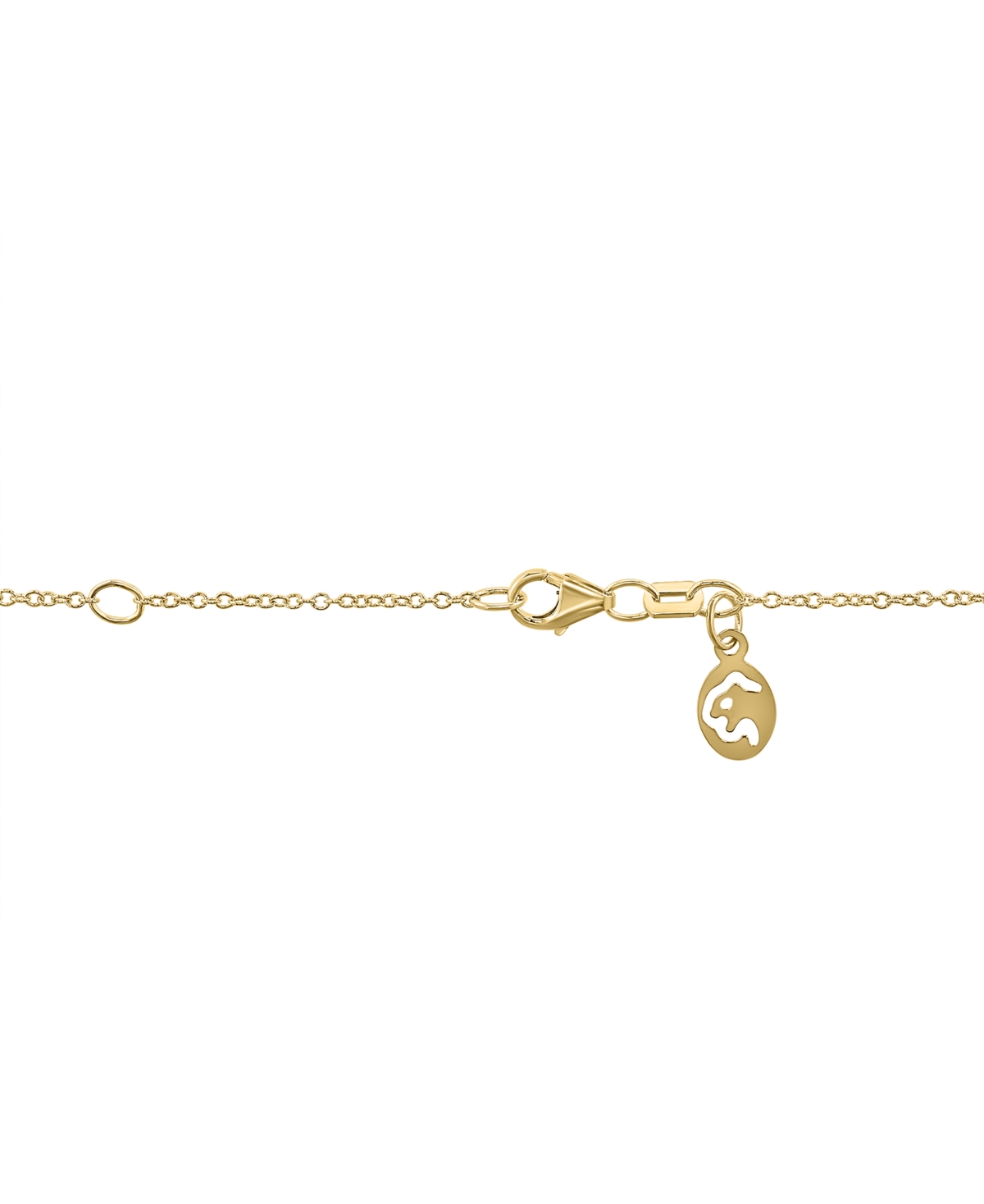 Effy Collection Effy Sky Blue Topaz (12-1/2 Ct. T.w.) & Diamond (1/20 Ct. T.w.) 18" Pendant Necklace In 14k Gold Ove In Blue