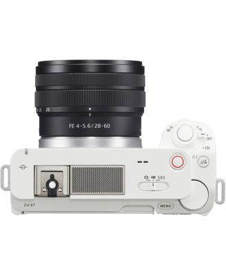 ZV-E1 Mirrorless Camera with FE 28-60mm f/4-5.6 Lens, White