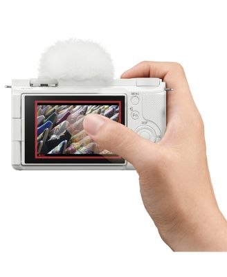 Sony Alpha ZVE10 II APS-C Interchangeable Lens Mirrorless Content Creators Camera Kit and 16-50mm Lens Kit (White)