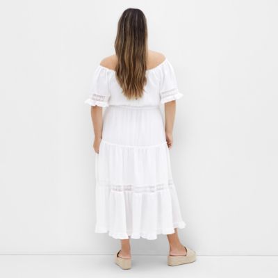 Plus Size Angel Midi Dress
