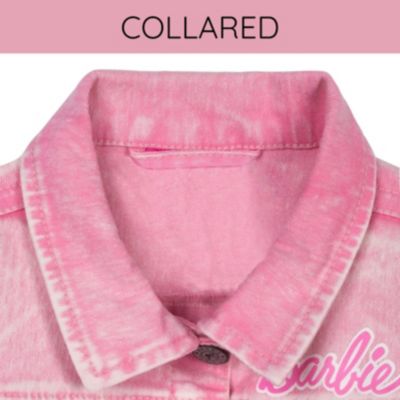Girls Pink Denim Jacket