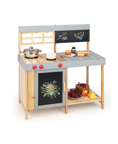 Детские игрушки Slickblue Detachable Water Box Mud Kitchen Set, от 3 лет, цвет: Натуральный