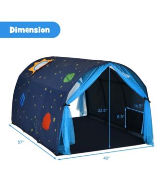 Kids Galaxy Starry Sky Dream Portable Play Tent with Double Net Curtain