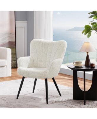 Modern Fabric Upholstered Accent Chair