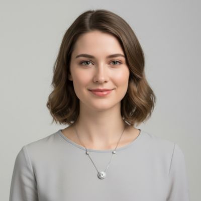 Sterling Silver White Gold Plated with Clear Round Cubic Zirconia Solitaire Necklace