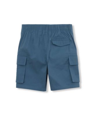 Boys Stretch Canvas Cargo Shorts