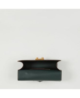 Black Purse Leather Small Crossbody Bag Cute Women's Handbag with Top Handle and Adjustable Strap