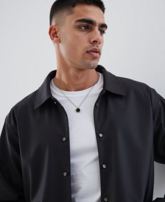 Single Circle Stone Necklace