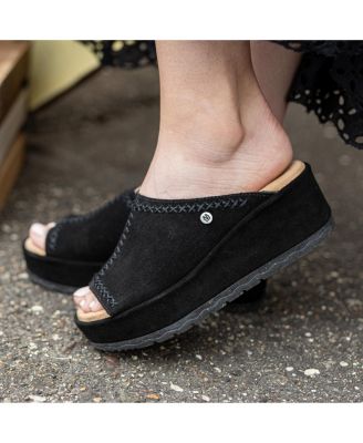 Women's Paislee Suede Wedge Sandals