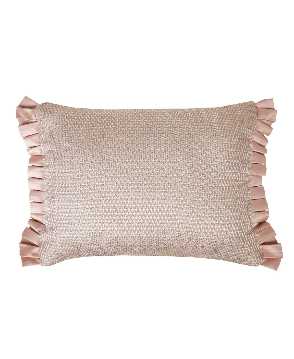 J Queen New York Fiorello Boudoir Decorative Pillow, 15" X 20" In Blush