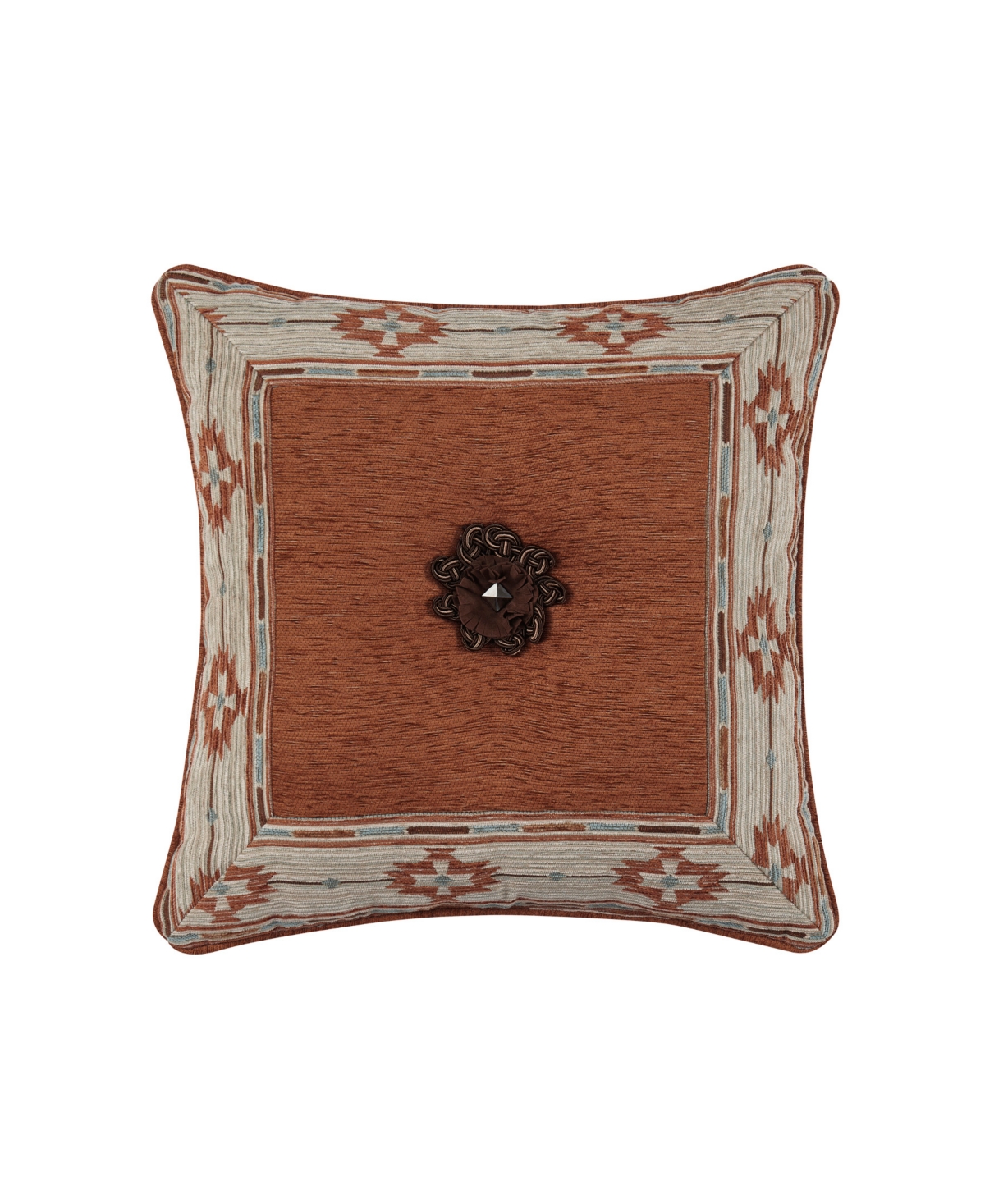 J Queen New York Jackson Lodge Decorative Pillow, 18" X 18" In Clay