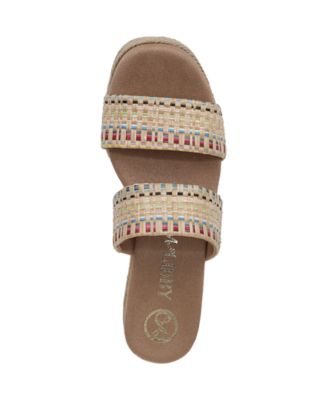 Women's Charlee Platform Double Band Espadrille Wedge Sandals