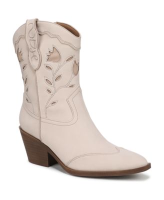 Sam and Libby - Women's Flash Block-Heel Western Booties