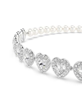 Ariana Grande x Swarovski&reg; Crystal Cultivated Pearls Mixed Cuts Choker Necklace