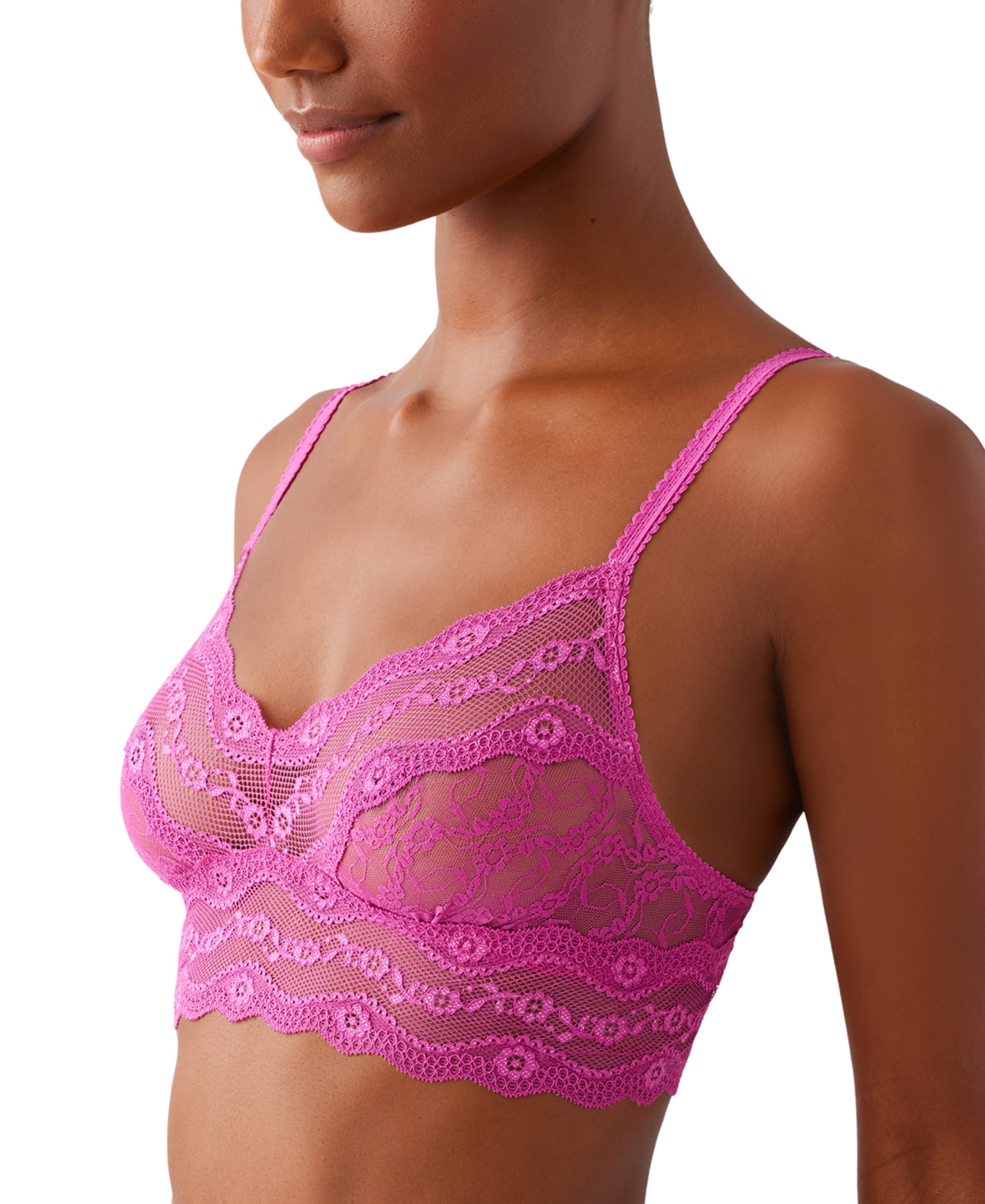 B.TEMPT'D BY WACOAL WOMEN'S LACE KISS BRALETTE 910182 