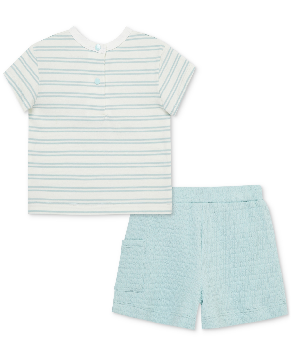 Shop Little Me Baby Boys Aquatic T-shirt & Shorts, 2 Piece Set