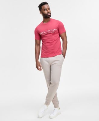 AIX Armani Exchange Men's Text Logo T-Shirt