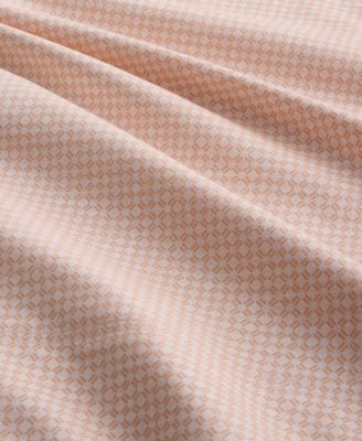 CLOSEOUT! Latticework Printed 550-Thread Count 4-Pc. Sheet Set, Twin, Exclusively at Macy's