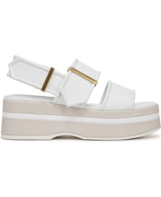 Piper Square Toe Slingback Platform Sandals