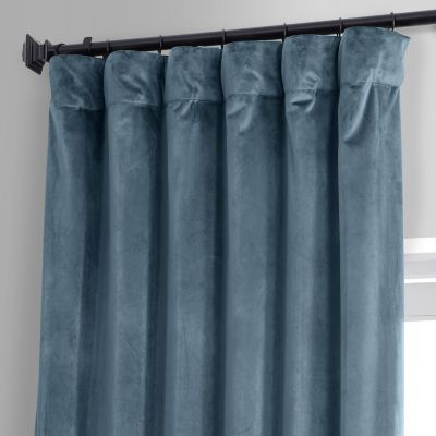 Signature Plush Velvet Hotel Blackout Curtain
