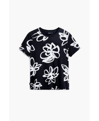 Women's Large flower T-shirt