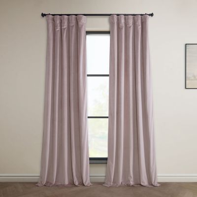 Heritage Plush Velvet Room Darkening Curtain