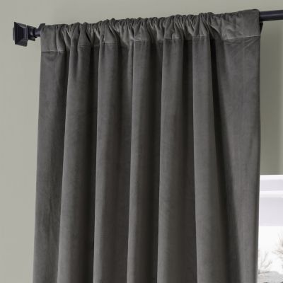 Signature Plush Velvet Hotel Blackout Curtain