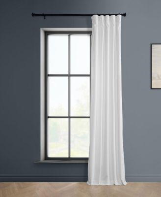 Heritage Plush Velvet Room Darkening Curtain