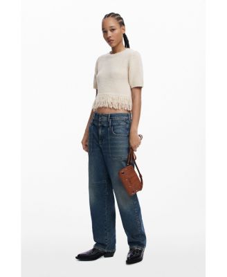 Women's Medium embroidered crossbody purse