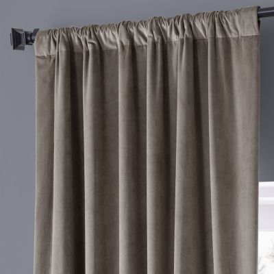 Signature Plush Velvet Hotel Blackout Curtain