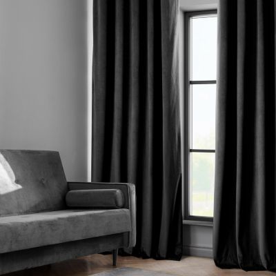 Heritage Plush Velvet Room Darkening Curtain