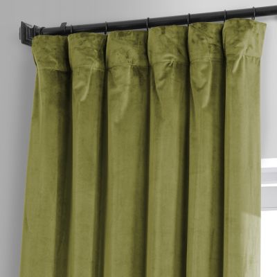 Signature Plush Velvet Hotel Blackout Curtain